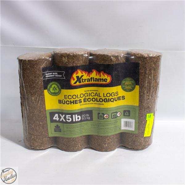 4 X 5LBS XTRAFLAME SLOW BURNING LOGS