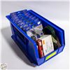 Image 1 : BIN OF HOT GLUE GUNS AND CRAFTING STUFF