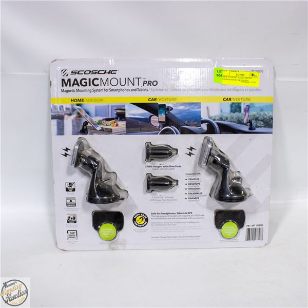 NEW SCOSCHE MAGIC MOUNT PROMAGNETIC MOUNTING