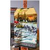 Image 1 : DOGSLED TRAPPER TAPESTRY 39" X 58"