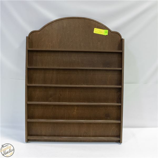 WOODEN MINATURE PLATE WALL HANGING DISPLAY