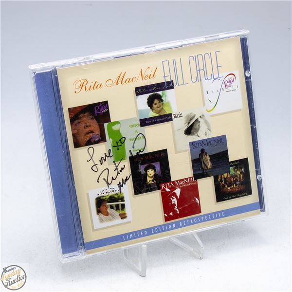 AUTOGRAPHED RITA MACNEIL - FULL CIRCLE LIMITED ED.