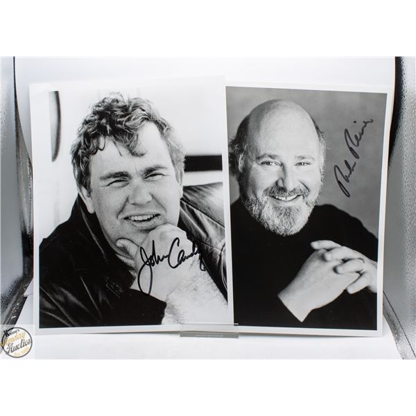 AUTOGRAPHED ROB REINER BLACK & WHITE PORTRIAT