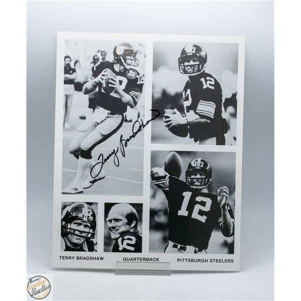 AUTOGRAPHED TERRY BRADSHAW PITTSBURGH STEELERS
