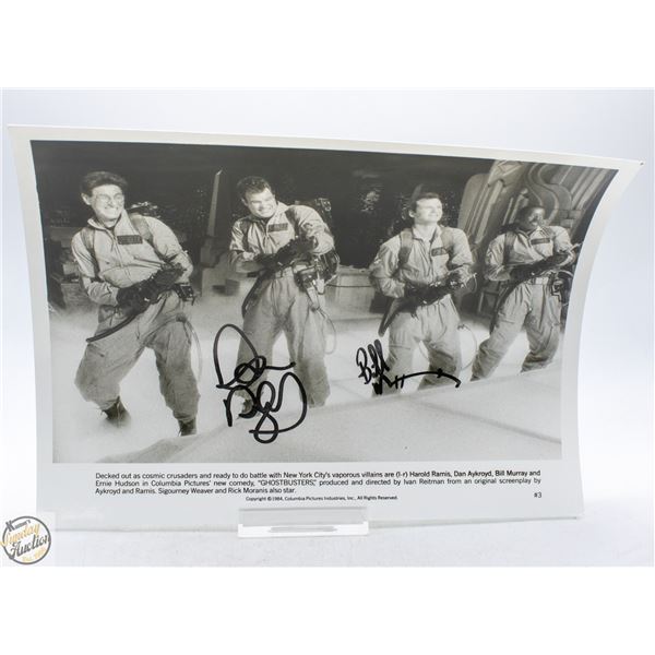 AUTOGRAPHED 1984 STILL CAST PHOTO GHOSTBUSTERS