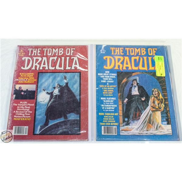 TOMB OF DRACULA #2 & 3 COLLECTOR MAGS