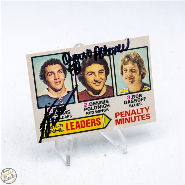AUTOGRAPHED 1977-78 O-PEE-CHEE HOCKEY CARD #4