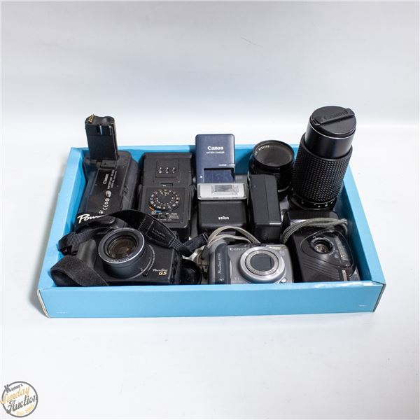 LOT OF CAMERAS