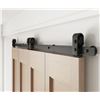 Image 2 : BRAND NEW JUBEST 40" BI-FOLDING SLIDING BARN DOOR