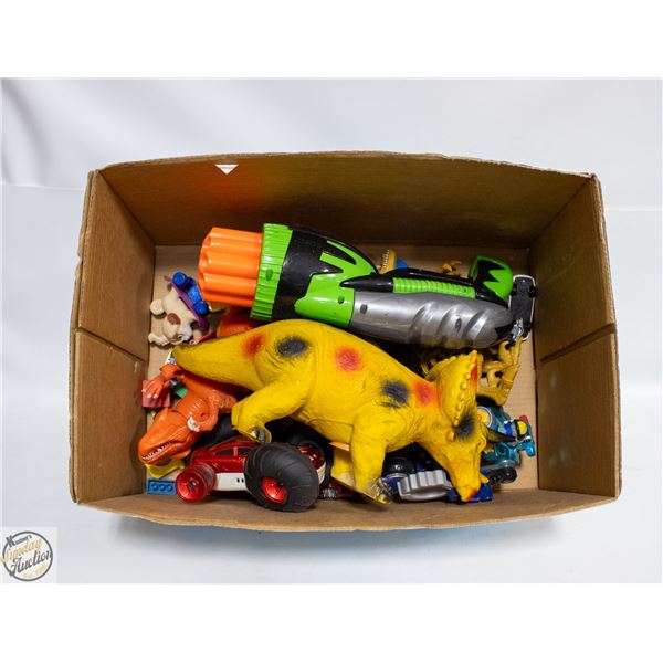 BOX OF KIDS TOYS