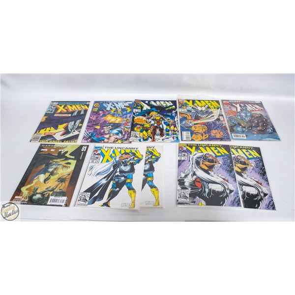 LOT OF 10 X-MEN COLLECTOR COMICS