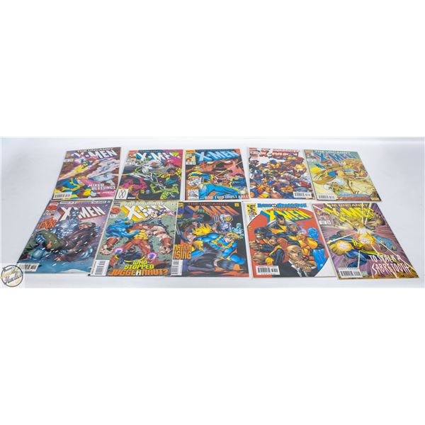 LOT OF 10 X-MEN COLLECTOR COMICS