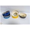 Image 1 : LOT OF NEW PET FOOD BOWLS
