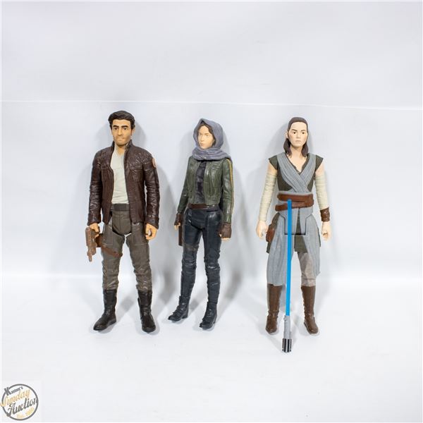 HASBRO STARS WARS ACTION FIGURES INCLUDES REY WITH