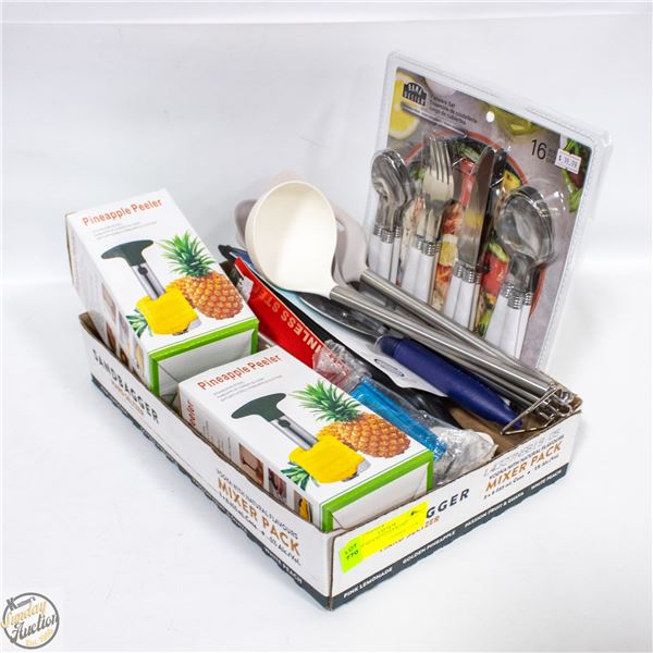 LOT OF NEW KITCHENWARE