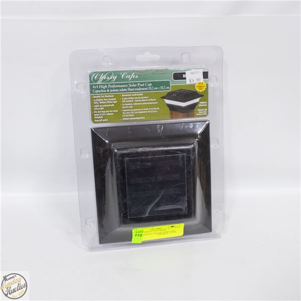 CLASSYCAPS 4" X 4" HIGH PERFORMANCE SOLAR POST CAP