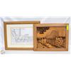 Image 1 : PAIR OF FARMHOUSE WALL HANGINGS