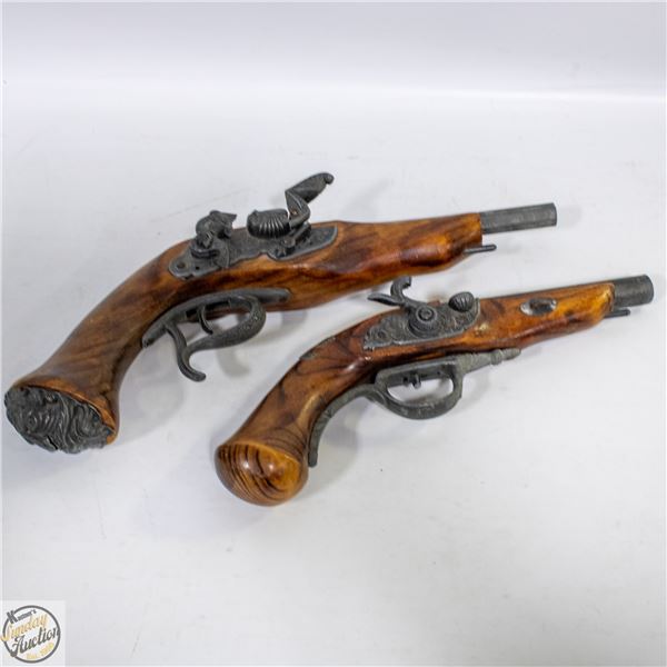 2 DECORATIVE PISTOLS *NON FUNCTIONAL*