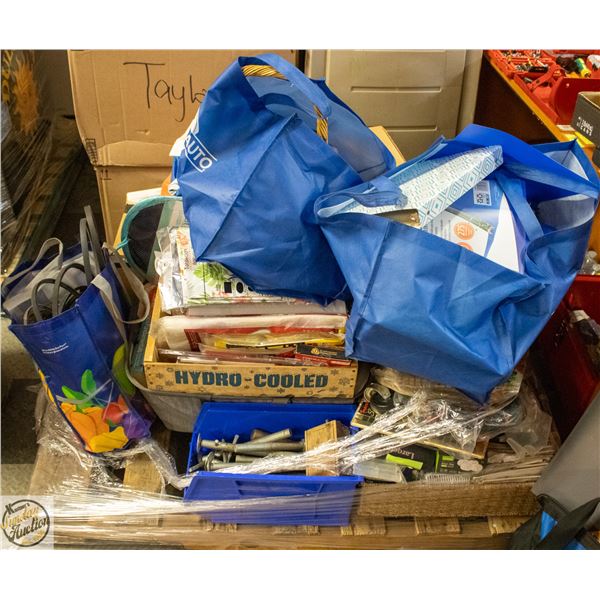 PALLET LOAD OF SALES MERCHANDISE - SOME NEW SOME