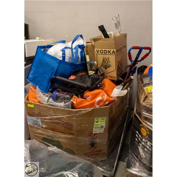 PALLET LOAD OF SALES MERCHANDISE - SOME NEW SOME