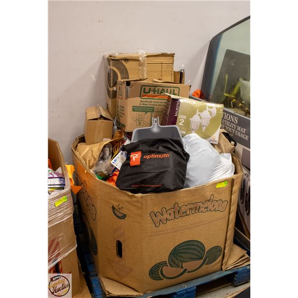 PALLET LOAD OF SALES MERCHANDISE - SOME NEW SOME