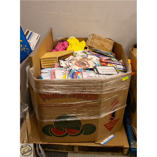 PALLET LOAD OF SALES MERCHANDISE - SOME NEW SOME