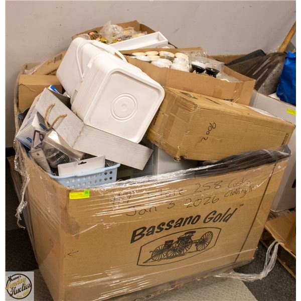 PALLET LOAD OF SALES MERCHANDISE - SOME NEW SOME