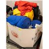 Image 1 : PALLET FILLED WITH VARIOUS ROLLS OF FABRIC