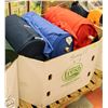 Image 1 : PALLET FILLED WITH VARIOUS ROLLS OF FABRIC