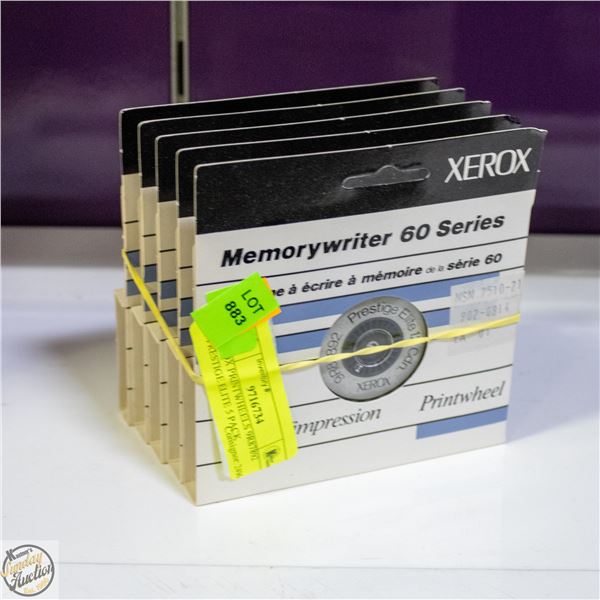 XEROX PRINTWHEELS 9R87892 PRESTIGE ELITE 5 PACK