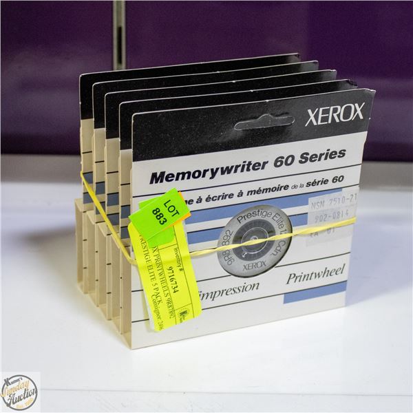 XEROX PRINTWHEELS 9R87892 PRESTIGE ELITE 5 PACK