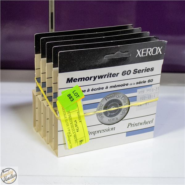 XEROX PRINTWHEELS 9R87892 PRESTIGE ELITE 5 PACK