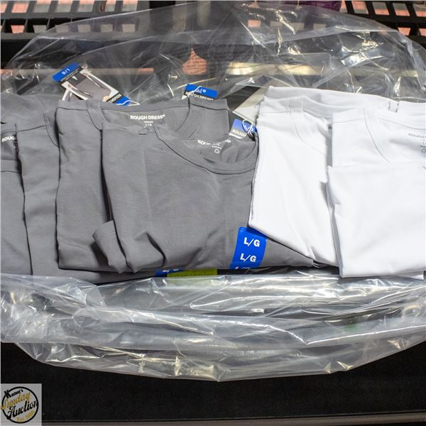 BAG OF 5 NEW SZ LARGE LONG SLEEVE SHIRTS