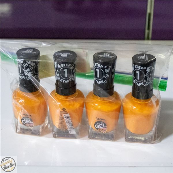 LOT OF 4 NEW NAIL POLISH