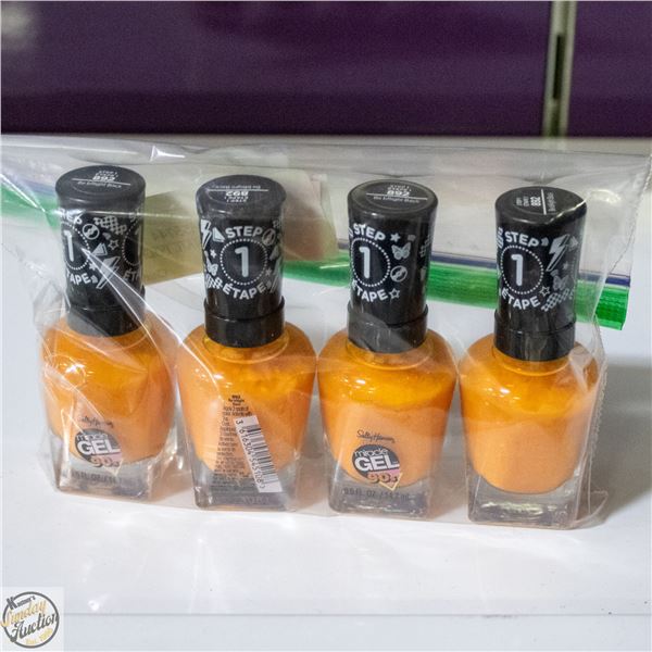 LOT OF 4 NEW NAIL POLISH