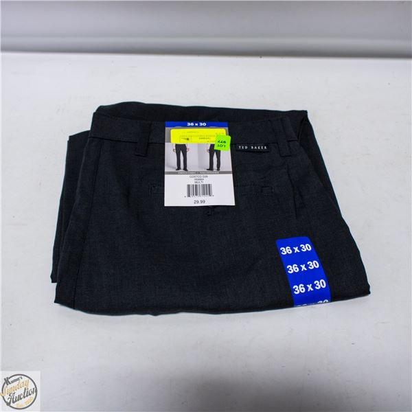 NEW TED BAKER STRAIT LINE PANT SZ 36 X 30