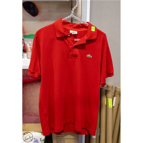 LACOSTE SZ RED SHIRT