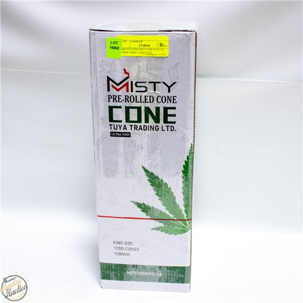 BRAND NEW MISTY PRE-ROLLED CONE 1000CT KING SIZE