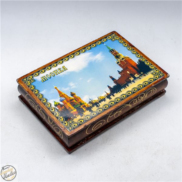 SOVIET MOSCOW RED SQUARE KREMLIN TRINKET BOX