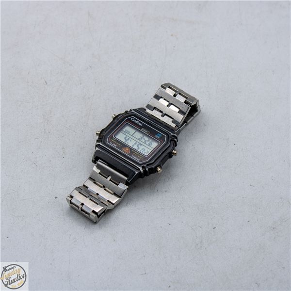 VINTAGE CARDINAL ELECTRONIC WATCH, WORKS