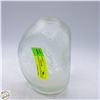 Image 1 : VINTAGE FROSTED GLASS CRYSTAL VASE