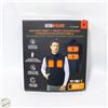 Image 1 : NEW 32 HEAT RECHARGEABLE HEATED VEST, SIZE MED