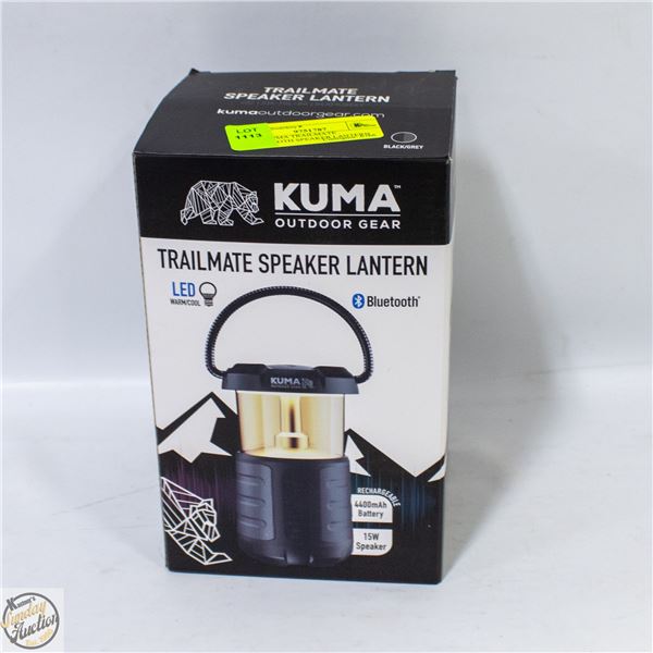 NEW KUMA TRAILMATE BLUETOOTH SPEAKER LANTERN
