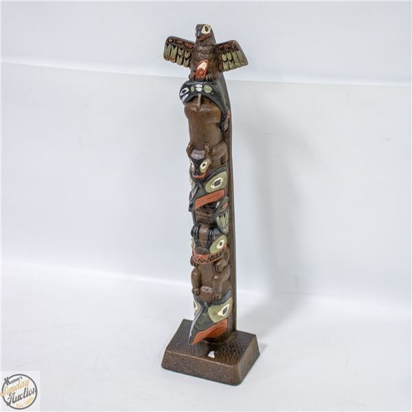 VINTAGE HAIDA TOTEM POLE FIGURINE