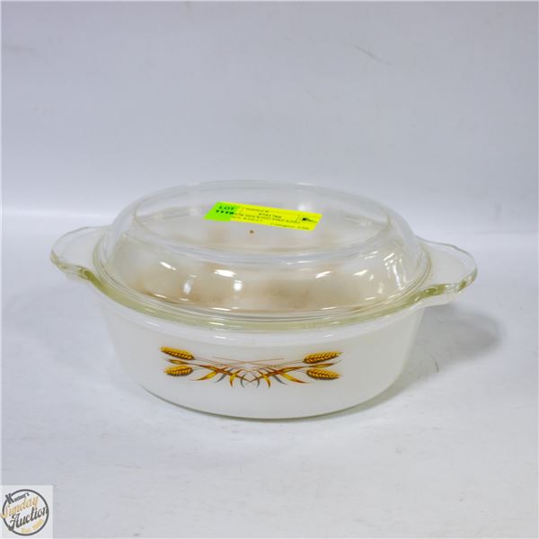 ANCHOR HOCKING FIRE KING GOLDEN WHEAT