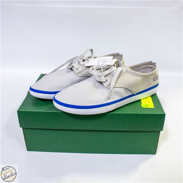 NEW LACOSTE MALAHINI DECK CANVAS MEN'S SHOES