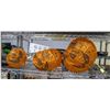 Image 1 : 3PC LED HANGING PUMPKIN HALLOWEEN LIGHT SET