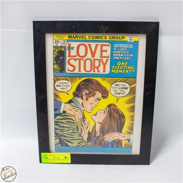 OUR LOVE STORY #28 BY MARVEL COMICS, 25 CENTS