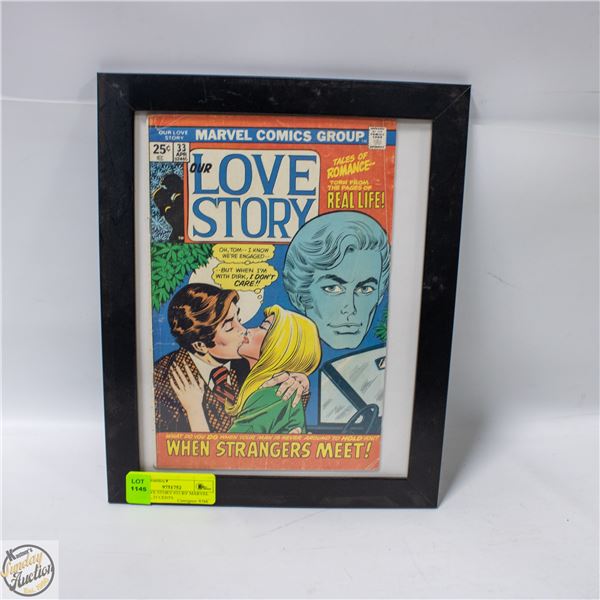 OUR LOVE STORY #33 BY MARVEL COMICS, 25 CENTS