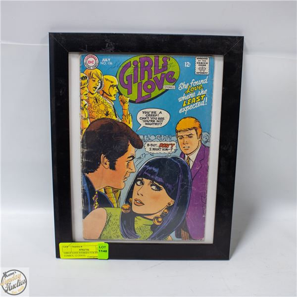 GIRLS' LOVE STORIES #136 BY DC COMICS, 12 CENTS